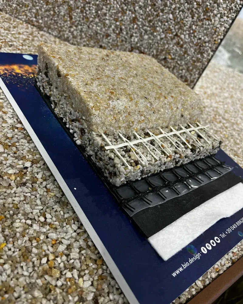 Terrasse et interieur resine